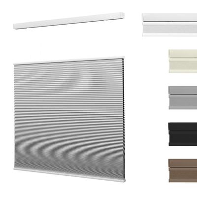 Boolegon Top Down Bottom Up Blackout Cellular Shades Cordless Color Match Honeycomb Blinds for Windows Custom Size, White, 36" W x 78" H