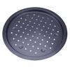 Temkin Practical Pizza Holey Tray Nonstick Pizza Baking Pan Tray Heavy Carbon Steel Round Baking Plate Pizza Baking Tool view 1
