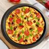 Temkin Practical Pizza Holey Tray Nonstick Pizza Baking Pan Tray Heavy Carbon Steel Round Baking Plate Pizza Baking Tool view 2