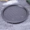 Temkin Practical Pizza Holey Tray Nonstick Pizza Baking Pan Tray Heavy Carbon Steel Round Baking Plate Pizza Baking Tool view 3