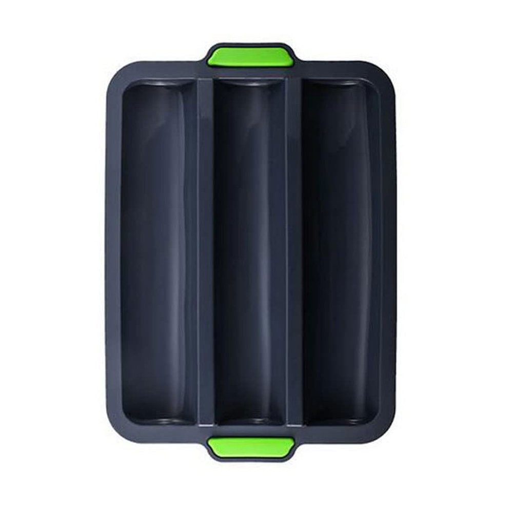 TEMKIN Baking Tray Baking Tray Non- stick Bread Roll Bread Cake Kitchen Baking Tool (Color : Green)