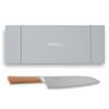 KISEKI: 7.1 Inch Santoku Japanese Chef's Knife, 1.2 mm Tungsten Carbide Alloy Blade, Ergonomic Yamazakura Cherry Wood Handle, Rust Resistant, Made in Japan view 1