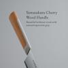 KISEKI: 7.1 Inch Santoku Japanese Chef's Knife, 1.2 mm Tungsten Carbide Alloy Blade, Ergonomic Yamazakura Cherry Wood Handle, Rust Resistant, Made in Japan view 4
