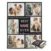 Esthqetic Custom Blanket with Picture Custom Photo Blanket Personalized Valentines Day Blanket with Pictures Customized Mothers Day Photo Throw Blanket Custom Birthday Gifts for Kids Wife Women view 2