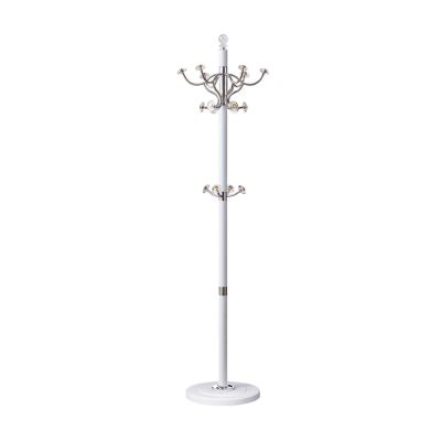 Coat Rack Crystal Home Hanging Clothes Rack Floor Stainless Steel Bedroom Simple Light Luxury Coat Rack Fashion Rod Type Clothes Rack Tree Hat Hanger Holder (Color : Gold, Size : Brass)