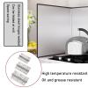 3 Sided Cooking Splash Guards, Folding Stainless Steel Splatter Guard, Stainless Steel Backsplash For Stove, Anti Splatter Shield, Oil Splash Guard, Frying Pan Splatter Guard, For Kitchen (Color : Si view 2