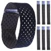 Sosoport Softball Sleeve Straps 6pcs Sleeve Bands Sleeve Holders Soccer Softball Sleeve Ties with Hook and Loop Fasteners Football Arm Bands Sports Sleeve Straps Grey view 1