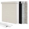 Sulugood,Blackout Roller Shades for Windows,Cordless Roller Blinds,Thermal Insulated Fabric UV Protection Window Shades Pull Down for Home,Door,Office,Bedroom,Beige,31.5" W x 36" H view 1