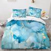Black Marble Pattern Comforter Cover Bedding Set with White Flaw Full Size Abstract Art Modern Soft Duvet Cover Set Kids Adult Bedroom Quilt Cover Set with 2Pillowcases view 4