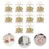 10 Pcs Metal Geometric Gold Centerpiece Elegant Wedding Centerpieces for Tables - Gold Vases for Centerpieces Wedding - Vase for Weddings Party Decoration Centerpiece Table Decorations (Style 1) view 1