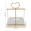 10 Pcs Metal Geometric Gold Centerpiece Elegant Wedding Centerpieces for Tables - Gold Vases for Centerpieces Wedding - Vase for Weddings Party Decoration Centerpiece Table Decorations (Style 1) view 3