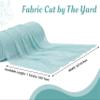 MDS Pack of 40 Yard Wedding Arch Draping Drapery Fabric Sheer Chiffon Fabric for Wedding Ceremony Reception Swag and Backdrop Decorations 60 Width DIY Sewing Multipurpose Fabric - Teal view 2