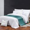 Smile Sunflower Bed Runner Scarf Turquoise Abstract Indian Pattern Bedding Scarf Decorative Bed Runners Cover for Home Bedroom Hotel Wedding Room Bed Scarf for Foot of Bed Twin 71x20in view 3