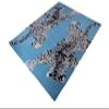 AVYAY RUGS Climbing Jaguar Modern Handmade Wool Rug for Living Room, Bedroom and Dining Room (Light Blue, 3' x 5') view 2