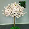Artificial Cherry Blossom Tree - Light Pink Wedding Event Decoration, Indoor/Outdoor Party Plant, Fiberglass Trunk Simulation view 2