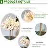 Artificial Cherry Blossom Tree - Light Pink Wedding Event Decoration, Indoor/Outdoor Party Plant, Fiberglass Trunk Simulation view 3