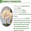 Artificial Cherry Blossom Tree - Light Pink Wedding Event Decoration, Indoor/Outdoor Party Plant, Fiberglass Trunk Simulation view 4