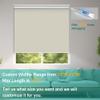 Sulugood,Spring Roller Shades for Window,Blackout Blinds & Shades,Thermal Insulated Fabric,Cordless Systems Pull Down Window Shades,UV Protection,Beige,35" W x 36" H view 2