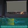 Sulugood,Spring Roller Shades for Window,Blackout Blinds & Shades,Thermal Insulated Fabric,Cordless Systems Pull Down Window Shades,UV Protection,Beige,35" W x 36" H view 4