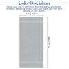 DAN RIVER 6-Pack Premium Hand Towels (16x28 Inches) - 100% Cotton, Ultra Soft, Lightweight, Highly Absorbent Towels for Bathroom, Spa, Gym, Salon, Hotel, and Travel - Silver view 2