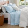 Bedsure Quilts King Size - Lightweight Bedspreads King Size with Basket Weave Pattern, Soft Quilt Bedding, Sky Blue Comforter Coverlet for All Seasons (106" x 96") view 4