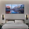 3 Piece Wall Art Merced River and Yosemite Valley Canvas Wall Art Yosemite National Park Wall Decor Yosemite Reflection Pictures for Bedroom Posters Framed Wall Art Ready to Hang 16X24X3 INCH view 4