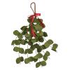 belupai 2pcs Artificial Mistletoe Picks, White Berries Mistletoe with Red Bow, 10in Christmas Mistletoe Hanging Ornament for Tree Ornament Party Decor (Green) view 1