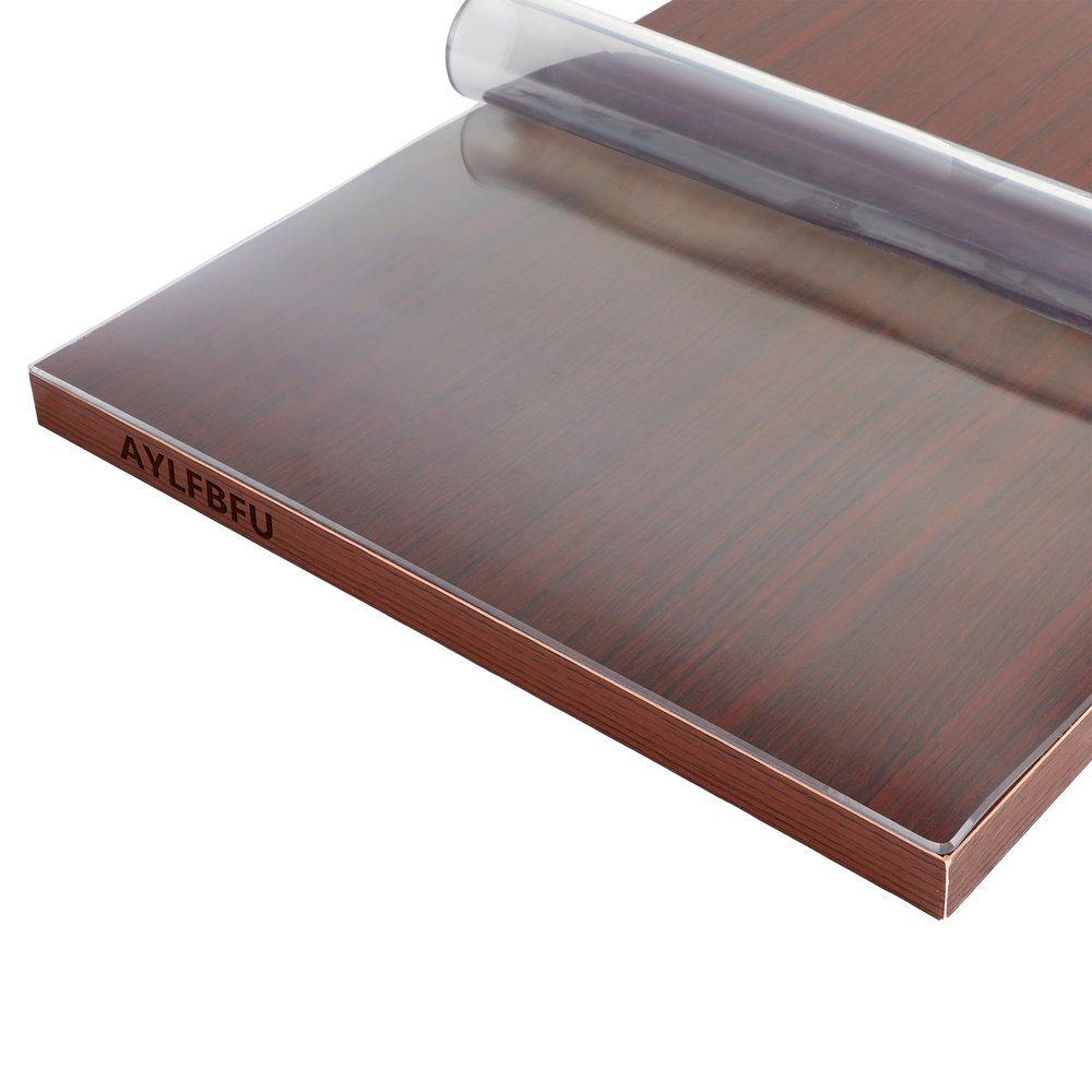 AYLFBFU Tableclothes 35x91 Inch, Easy Wipe Clean, Table Edge Protector Assorted Sizes, Square Tablecloth for Kitchen, Countertop, Clear 3mm