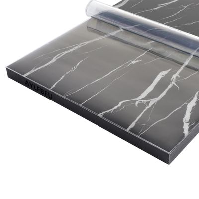AYLFBFU Oblong Tablecloth 39x110 Inch, No Shrinkage No Smell, Clear Plastic Table Cover Custom Size, Rectangular Tablecloth for Home Dinning Tabletop, Clear 1.5mm
