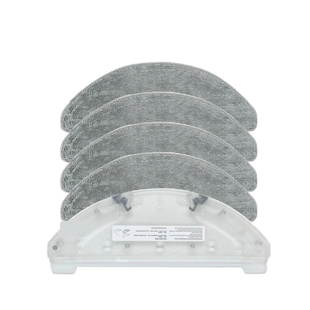 ZeAda Robotic Vacuum Cleaner Mop Cloth Holder All-in-One Vacuum Cleaner Rag Holder Replace Mop Cloth Accessories Compatible for Roidmi Eve Plus (Color : 1 Set)