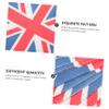 3bags Union Jack Design Napkins Decorative Tissue Paper for Birthday Parties and Festivals Lightweight and Portable Party Supplies for Themed Celebrations view 2