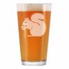 Bevvee Squirrel Pint Glass for Beer - Squirrel Gifts and Decor with Squirrels - 16 Oz Glasses view 1