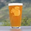 Bevvee Squirrel Pint Glass for Beer - Squirrel Gifts and Decor with Squirrels - 16 Oz Glasses view 2
