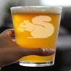 Bevvee Squirrel Pint Glass for Beer - Squirrel Gifts and Decor with Squirrels - 16 Oz Glasses view 4