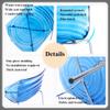 Transparent Chair Set of 2, Water Ripple Design Modern Dining Side Chair, Clear Lounge Seat, with Metal Legs, for Kitchen, Living Dining Room (Color : Clear, Size : 47 * 53 * 80.5cm) view 4
