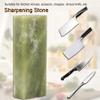 2 in 1 Sharpening Whetstone, 10000 Grit Combination Polishing Waterstone Blade Sharpener Grindstone Manual Knife Sharpeners for Kitchen Outdoor Cutting Tools(Green) view 3