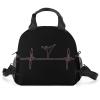 Ballet Heartbeat Insulated Lunch Bag Reusable Lunch Box Tote Bag with Shoulder Strap for Men Women view 1