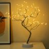 20" Bonsai Fairy Spirit Tree Light with 108 LED, DIY Artificial Tree Lamp, Battery/USB Operated, Aesthetic Lamps for Living Room Bedroom Christmas Party Home Gifts Room Decor (Warm White) view 1