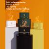 Tyenaza Color Flame Air Aroma Diffuser, Colorful Flame Air Aroma Diffuser Humidifier Mini Noiseless Essential Oil Diffuser for Home Office Black view 3