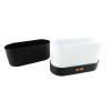 Tyenaza Color Flame Air Aroma Diffuser, Colorful Flame Air Aroma Diffuser Humidifier Mini Noiseless Essential Oil Diffuser for Home Office Black view 4