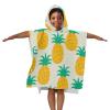 Mintulipy Hooded Bath Towel Poncho for Babies Toddler Infant Ultra Absorbent Pineapple Kids Hooded Beach Bath Towel Bathroom Beach Swim Supplies view 3