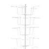7-Tier Hats Display Rack, Portable Hat& Cap Display Rack Storage Rotating Support 35 Hats, Free Standing Metal Floor Caps Headwear Rack,Adjustable Display Tower with Wheel view 4