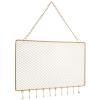 VOSAREA Jewelry Mount Necklace Organizer Earring Holder Metal Organizer Stand Home Decor Storage view 1
