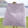 Bedsure GentleSoft Lavender Fog Throw Blanket for Couch - Checkered Fleece Blankets Gifts for Women Men Girls, Cute Soft Cozy Throw for Bedroom Home Decor Gifts, 50x60 Inches view 2