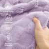 Bedsure GentleSoft Lavender Fog Throw Blanket for Couch - Checkered Fleece Blankets Gifts for Women Men Girls, Cute Soft Cozy Throw for Bedroom Home Decor Gifts, 50x60 Inches view 3