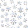 Christmas Snowflake Window Clings for Glass Windows Static Cling Snow Window Decals Anti-Collision Winter Window Stickers for Bird Strikes Vinyl Stickers Suncatcher Rainbow Stickers view 1