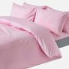 AHJ Beddings Emperor/Wyoming King Size 7 Piece Duvet Cover Set (15 inch Deep Pocket Sheet Set and Duvet Cover) - 600 Thread Count, 100% Egyptian Cotton - Pink Solid view 3