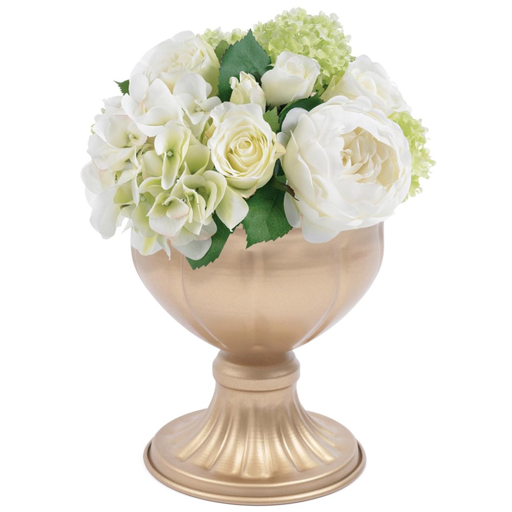 10 Pcs Gold Flowers Vases for Centrepieces,Wedding Table Centerpiece Decoration,Home Flower Stand for Birthday Ceremony Christmas Events,Indoor Mini Sized Plant Pots,Use in cCafe,Bar and Hotel