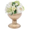 10 Pcs Gold Flowers Vases for Centrepieces,Wedding Table Centerpiece Decoration,Home Flower Stand for Birthday Ceremony Christmas Events,Indoor Mini Sized Plant Pots,Use in cCafe,Bar and Hotel view 1