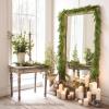 WBHome Real Touch Cypress Cedar & Pine Cone Evergreen Garland for Christmas Holiday Seasonal Outdoor/Indoor Home Decor, 9FT Long view 4
